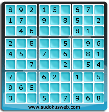 Sudoku de Niveau Très Facile