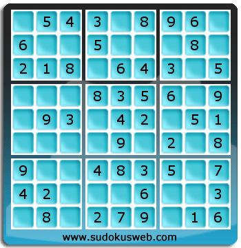 Sudoku de Niveau Très Facile