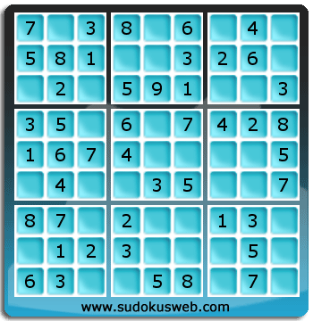 Sudoku de Niveau Très Facile