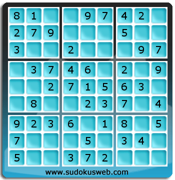 Nivel Muito Facil de Sudoku Nivel Muito Facil de Sudoku