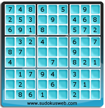 Sudoku de Niveau Très Facile