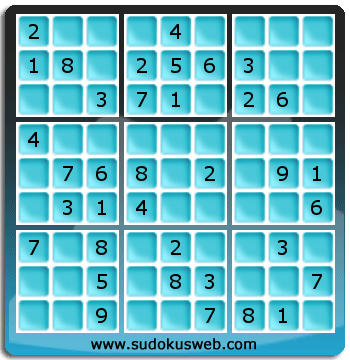 Sudoku von einfacher höhe