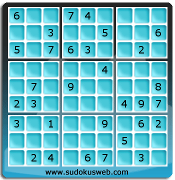 Sudoku von mittelmässiger höhe