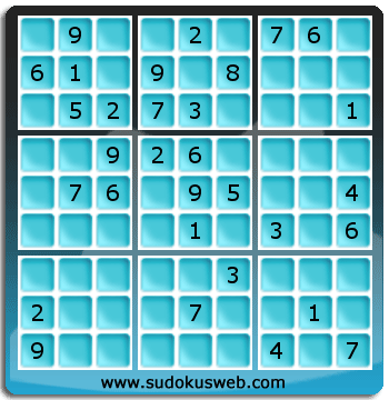 Sudoku von mittelmässiger höhe