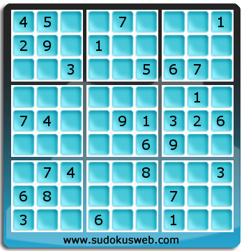 Sudoku von mittelmässiger höhe