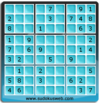 Nivel Facil de Sudoku Nivel Facil de Sudoku