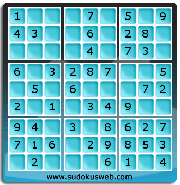 Nivel Muito Facil de Sudoku Nivel Muito Facil de Sudoku