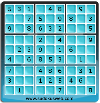 Sudoku de Niveau Très Facile