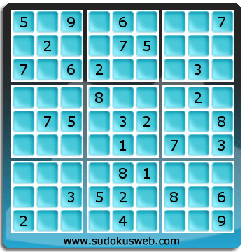 Sudoku von mittelmässiger höhe