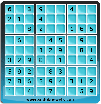 Sudoku de Niveau Très Facile