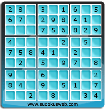 Sudoku de Niveau Très Facile