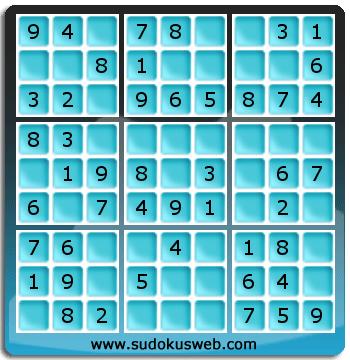 Sudoku de Nivel Muy Fácil