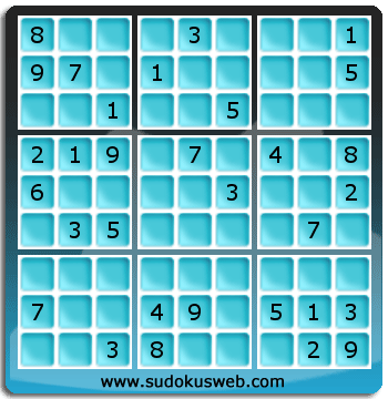 Sudoku von mittelmässiger höhe