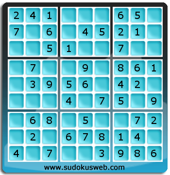 Sudoku de Nivel Muy Fácil