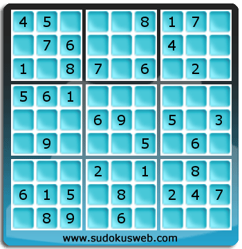 Sudoku von einfacher höhe