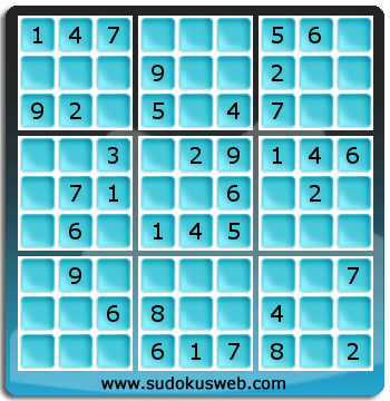 Sudoku von einfacher höhe