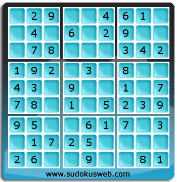 Nivel Muito Facil de Sudoku Nivel Muito Facil de Sudoku