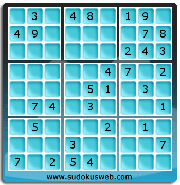 Sudoku von mittelmässiger höhe