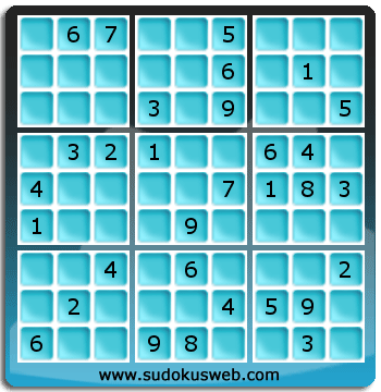 Sudoku von mittelmässiger höhe