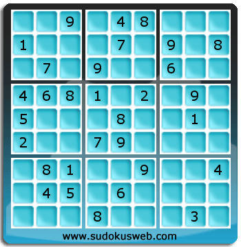 Sudoku von mittelmässiger höhe