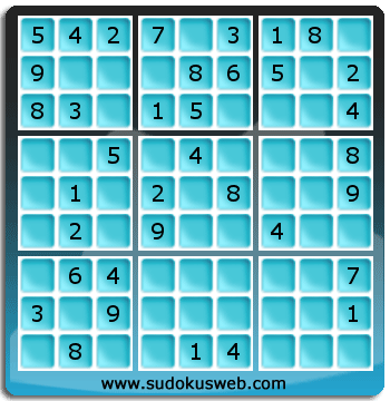 Sudoku von einfacher höhe