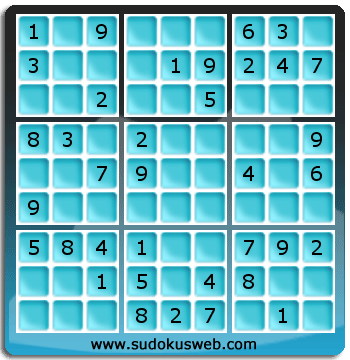 Sudoku von einfacher höhe