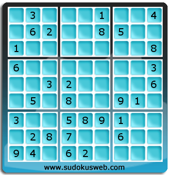 Sudoku von mittelmässiger höhe