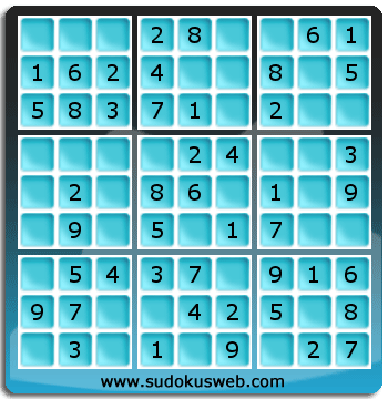 Sudoku de Niveau Très Facile Sudoku de Niveau Très Facile
