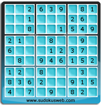 Sudoku von sehr einfacher höhe