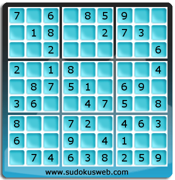 Sudoku de Niveau Très Facile