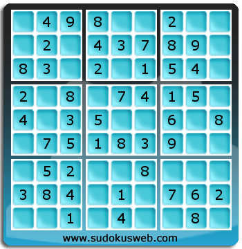 Nivel Muito Facil de Sudoku Nivel Muito Facil de Sudoku