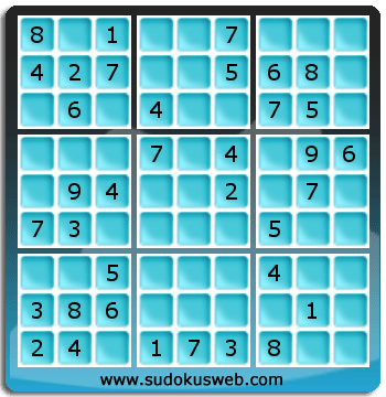 Nivel Facil de Sudoku Nivel Facil de Sudoku
