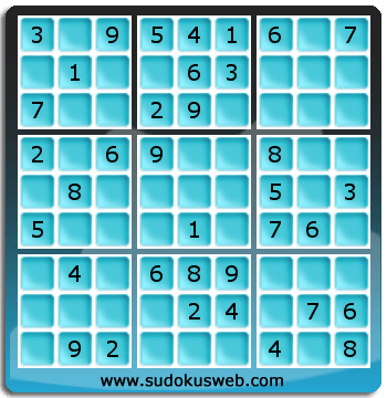 Nivel Facil de Sudoku