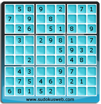 Sudoku von sehr einfacher höhe Sudoku von sehr einfacher höhe