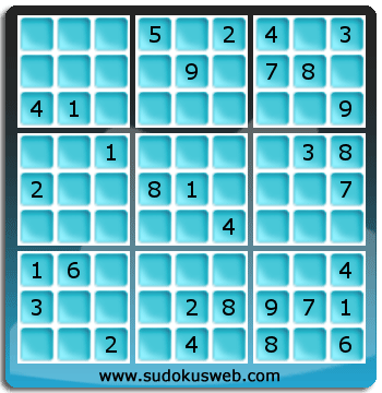 Sudoku von mittelmässiger höhe