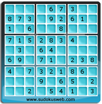 Sudoku de Niveau Très Facile Sudoku de Niveau Très Facile