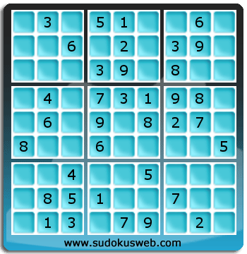 Sudoku von einfacher höhe