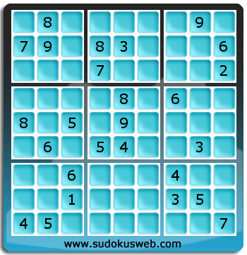 Nivel Dificil de Sudoku Nivel Dificil de Sudoku