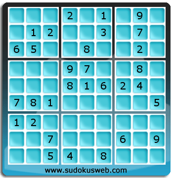 Sudoku von mittelmässiger höhe