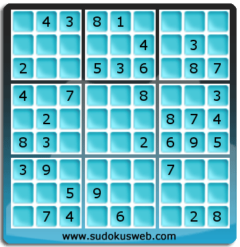 Sudoku von einfacher höhe