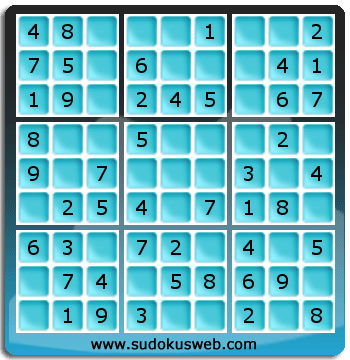 Sudoku de Nivel Muy Fácil Sudoku de Nivel Muy Fácil
