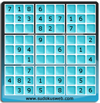 Sudoku von einfacher höhe