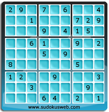 Sudoku von mittelmässiger höhe