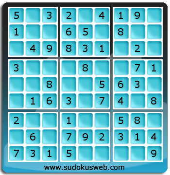 Sudoku de Nivell Molt Fàcil Sudoku de Nivell Molt Fàcil