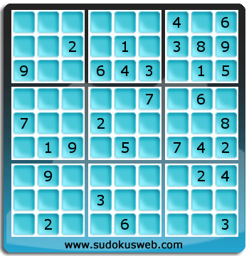 Sudoku von mittelmässiger höhe