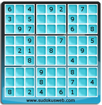 Sudoku von mittelmässiger höhe