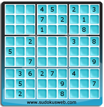 Sudoku von Fachmännischer höhe