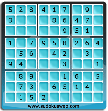 Sudoku de Nivell Molt Fàcil Sudoku de Nivell Molt Fàcil