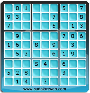 Sudoku von einfacher höhe