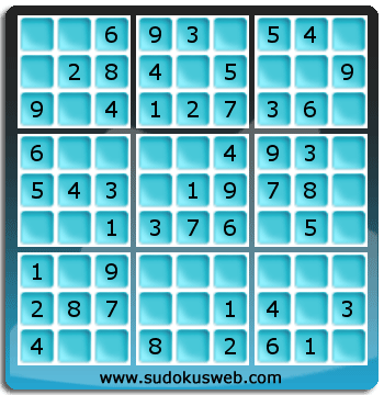 Sudoku de Nivell Molt Fàcil Sudoku de Nivell Molt Fàcil